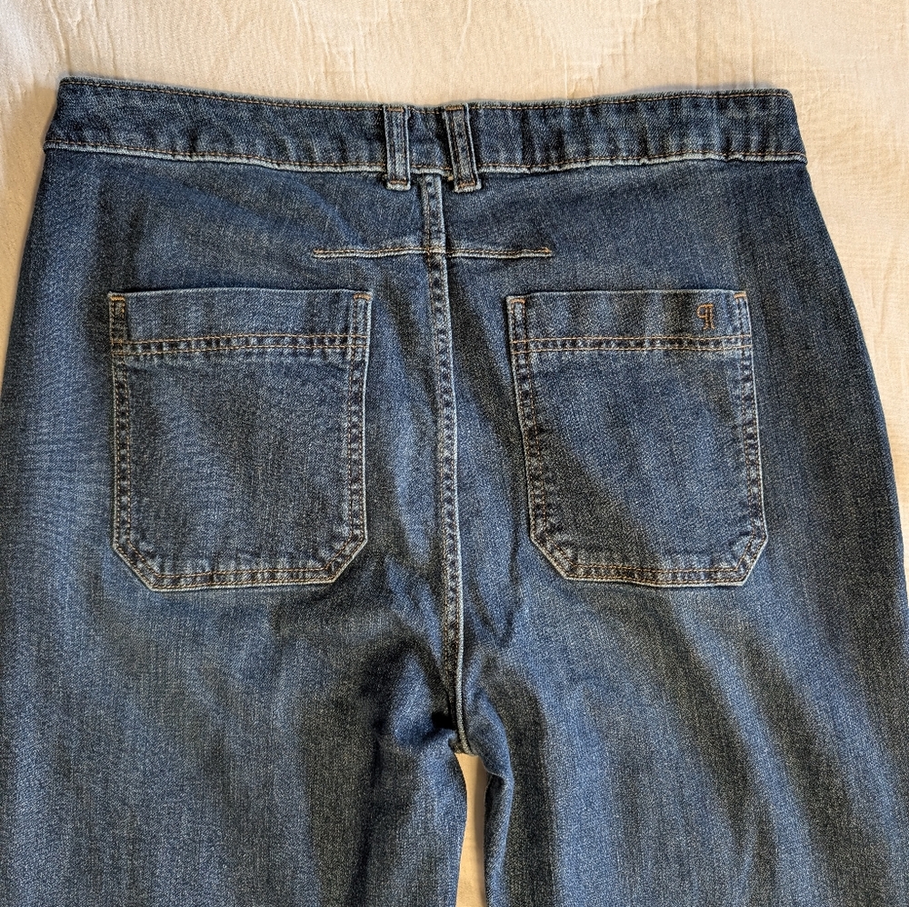 The Francais Mid Rise Cuffed Jeans By Pilcro Size 32 - Picture 14 of 16